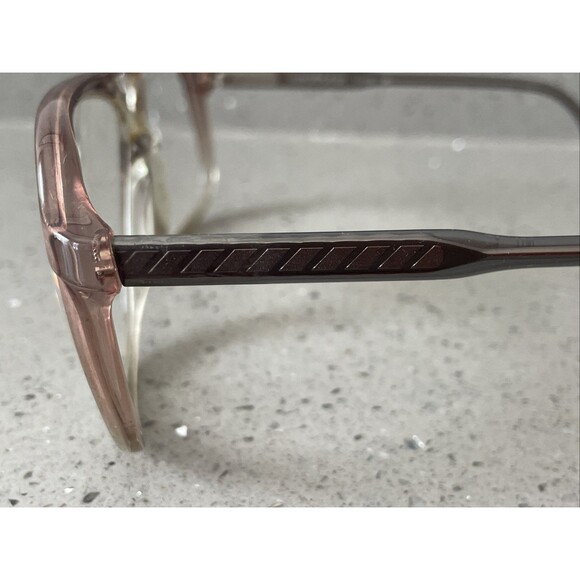 Luxottica Clyde 150 Litegrey Eyeglasses Frames Only Italy full rim aviator main image 9
